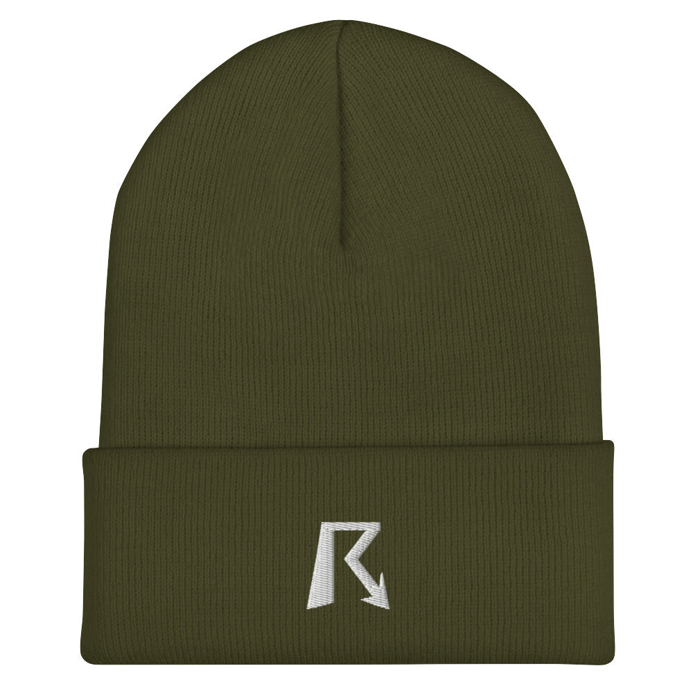 R Logo Cuffed Beanie