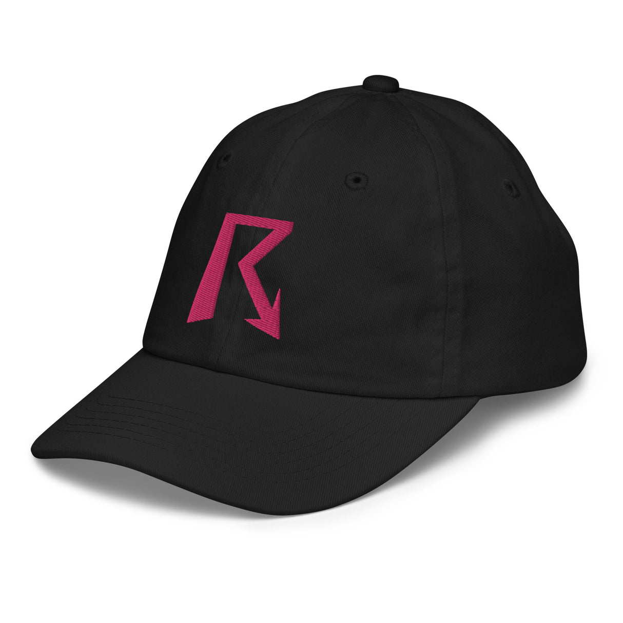 R Logo - Youth Baseball Cap - Pink