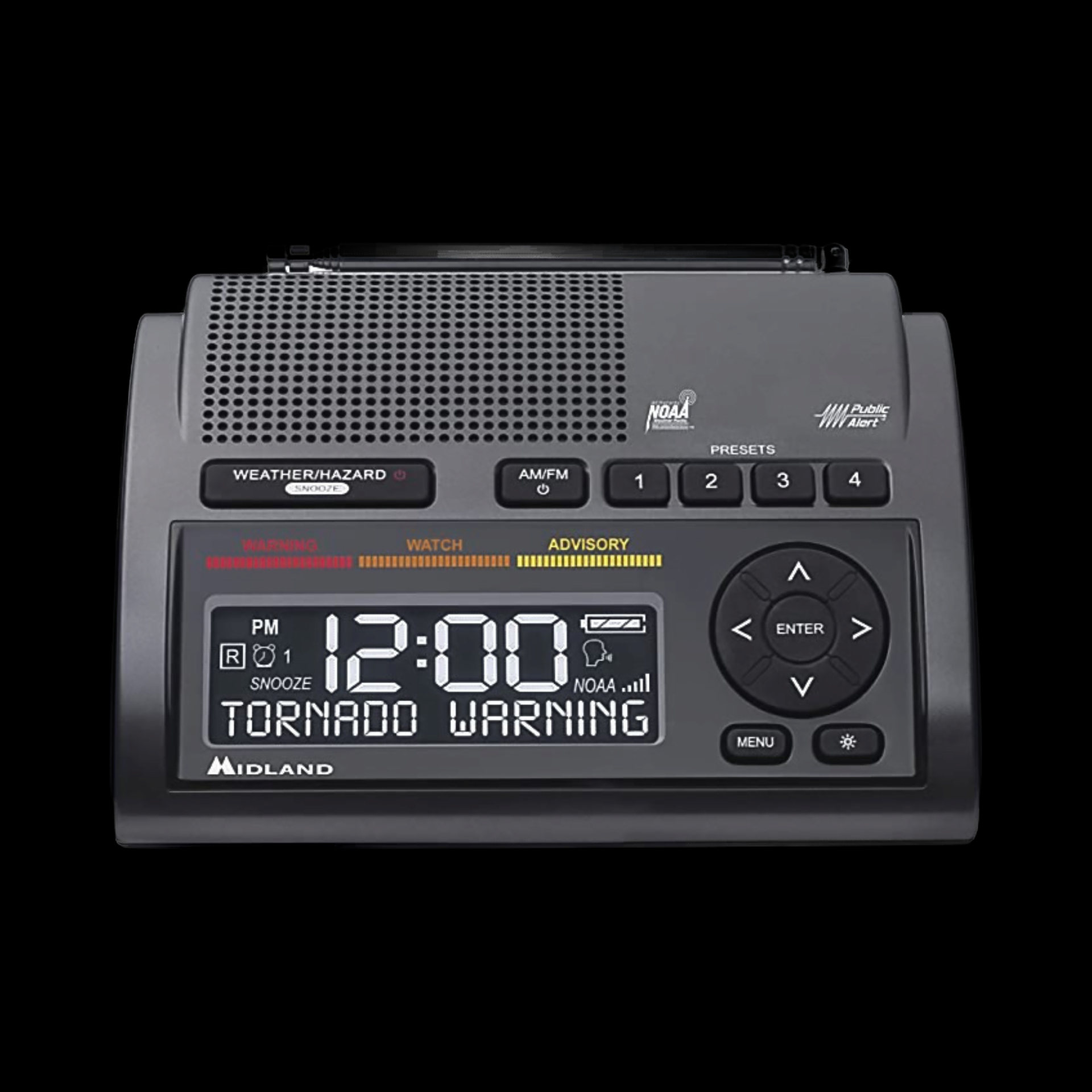 Midland WR400 Deluxe NOAA Weather Alert Radio – Shop Ryan Hall, Y'all