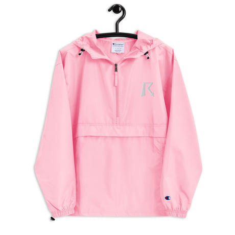 R Logo Embroidered Champion Packable Jacket