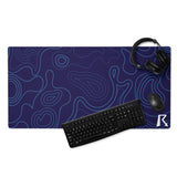 Swirly Things Blue - Gaming Mouse Pad