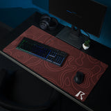 Swirly Things Red - Gaming Mouse Pad