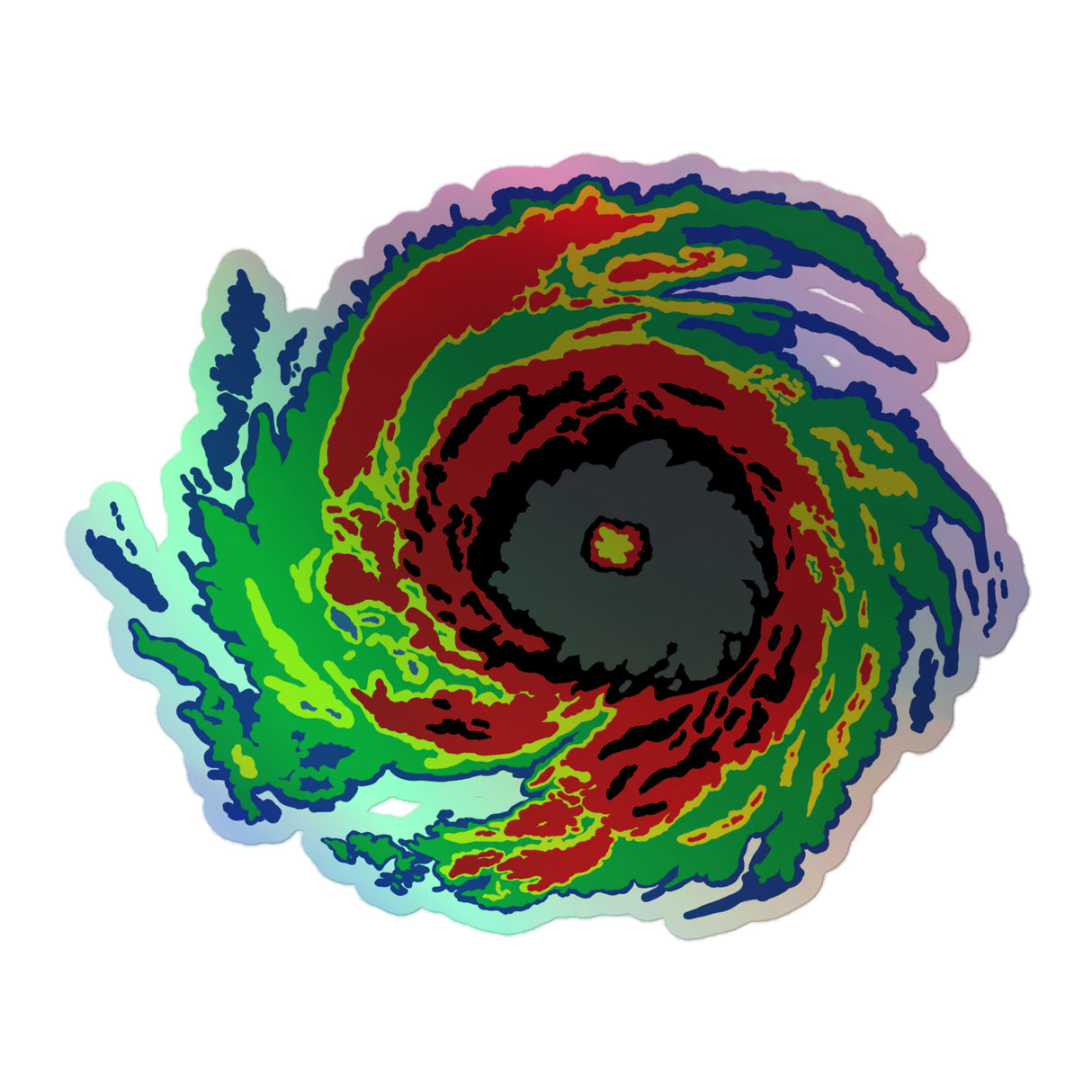 Hurricane - Holographic Stickers