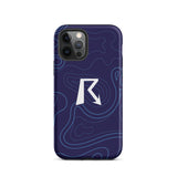 Swirly Things Blue - Tough Case for iPhone®