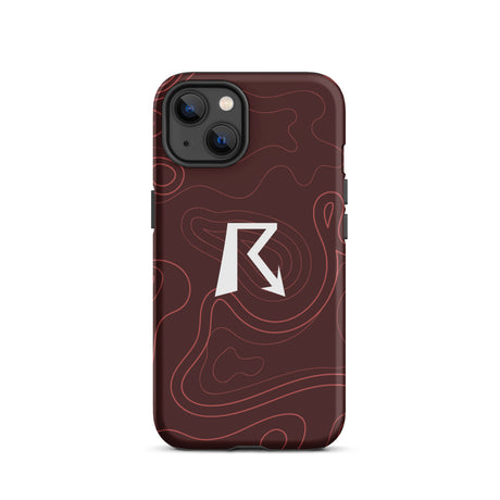 Swirly Things Red - Tough Case for iPhone®