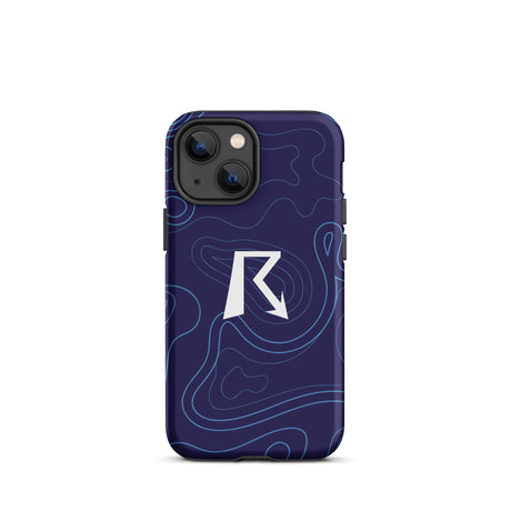 Swirly Things Blue - Tough Case for iPhone®