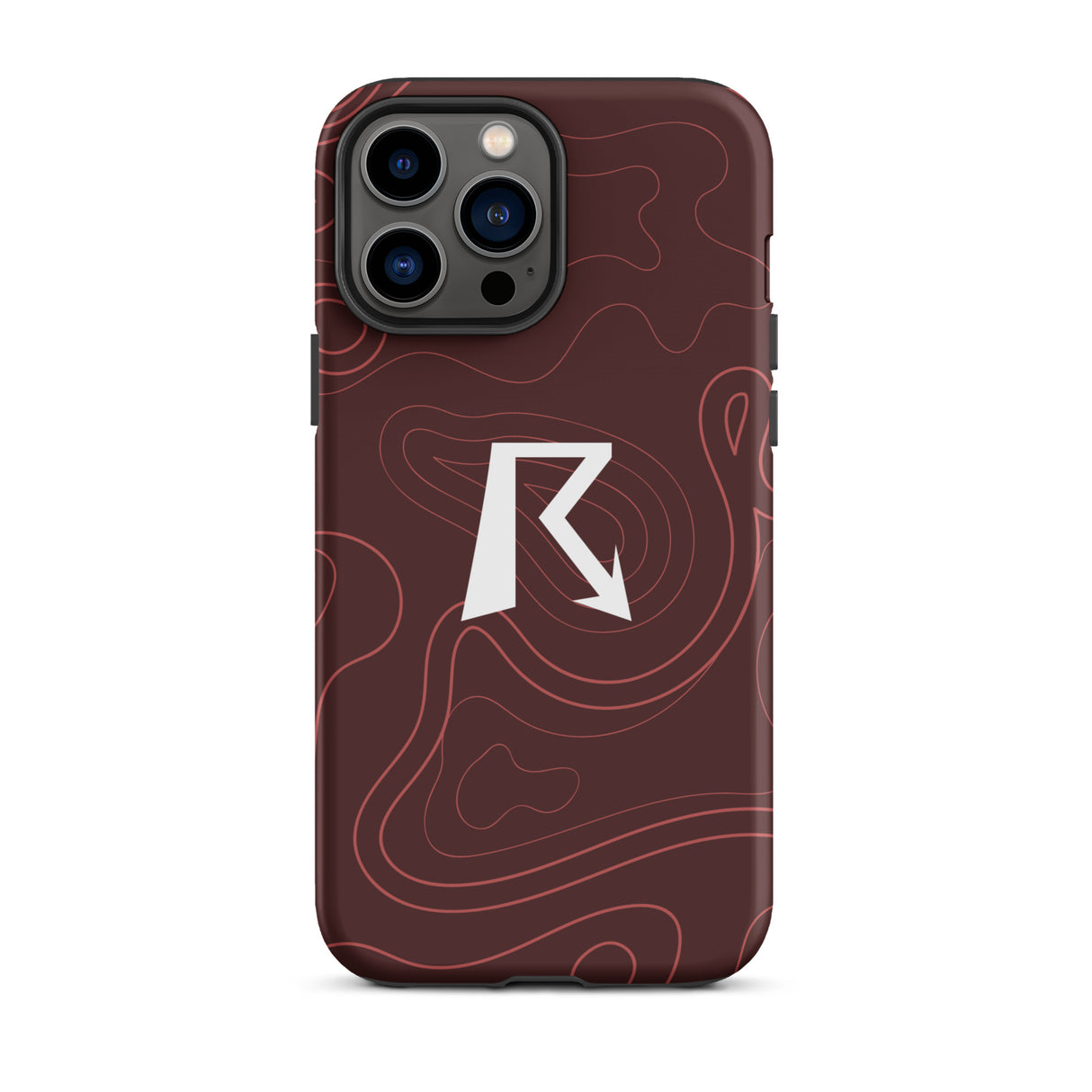 Swirly Things Red - Tough Case for iPhone®