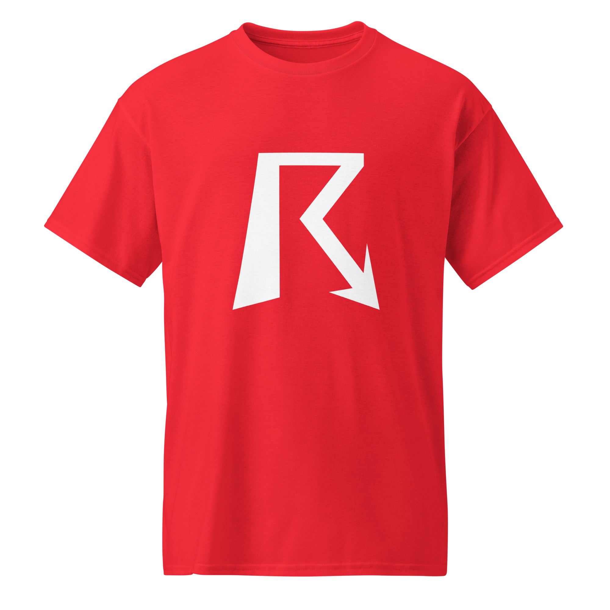 unisex-sports-tee-red-front-
