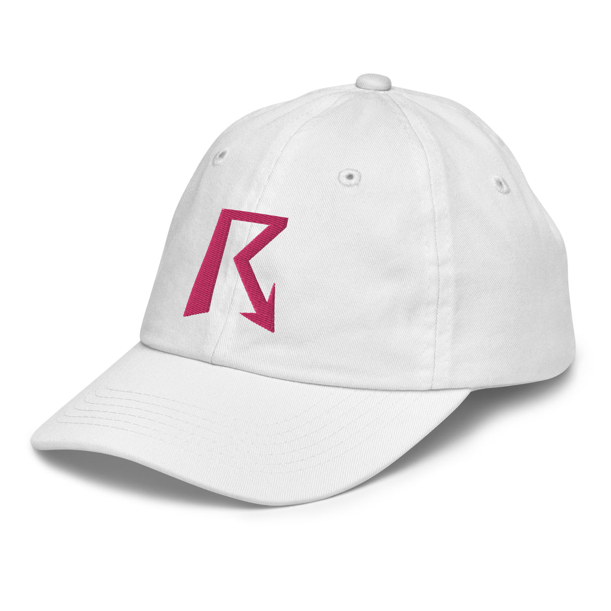 R Logo - Youth Baseball Cap - Pink