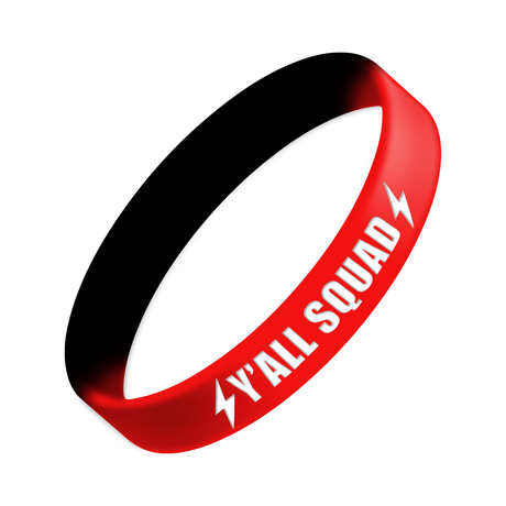 Y'all Squad Logo Wristband